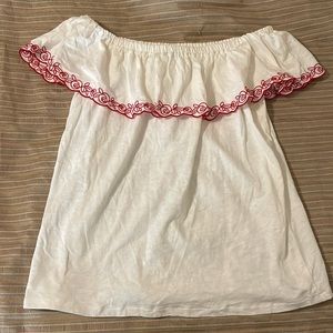 J crew off the shoulder tee